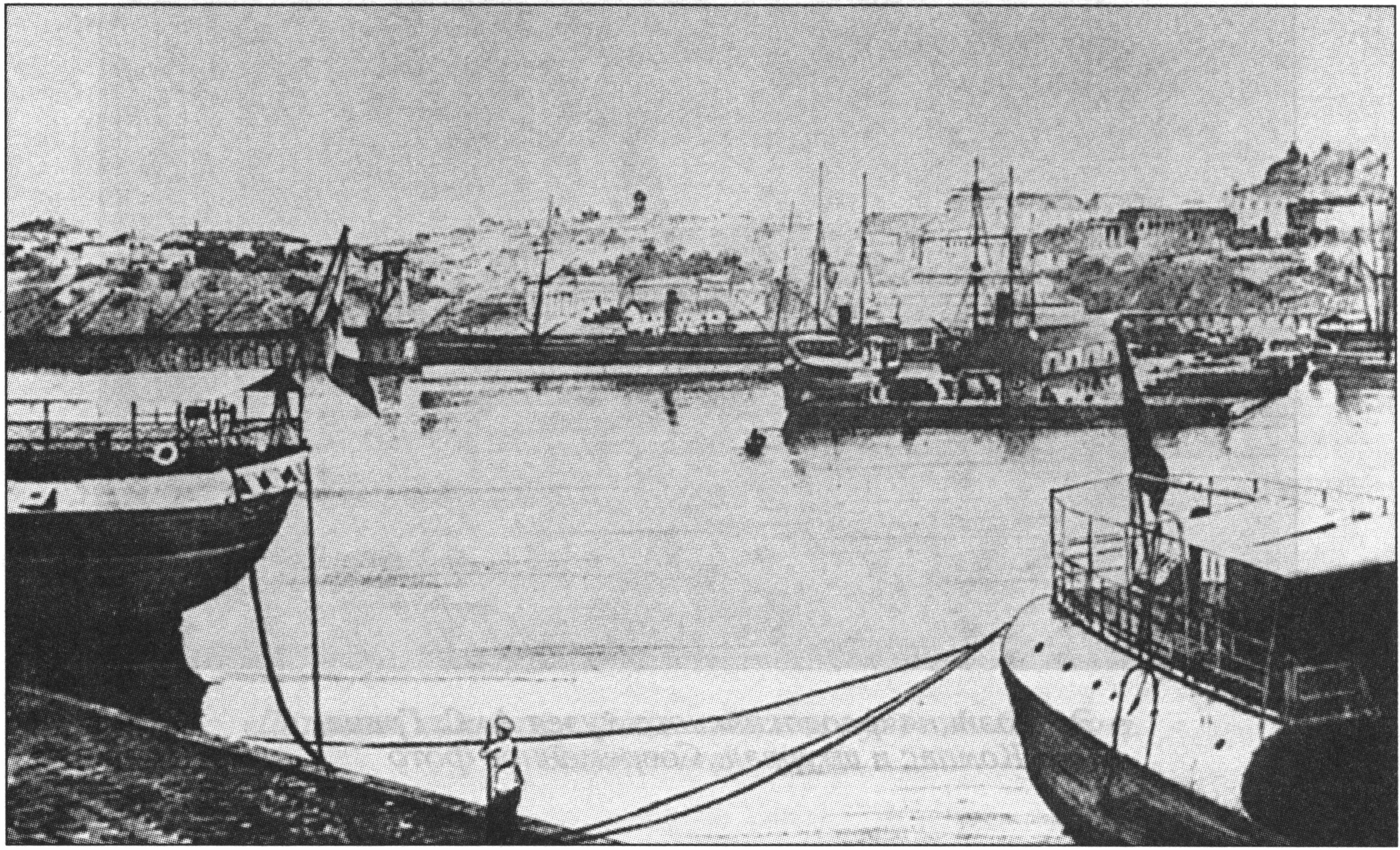 Вид Одессы со стороны брекватера. Фото конца XIX века