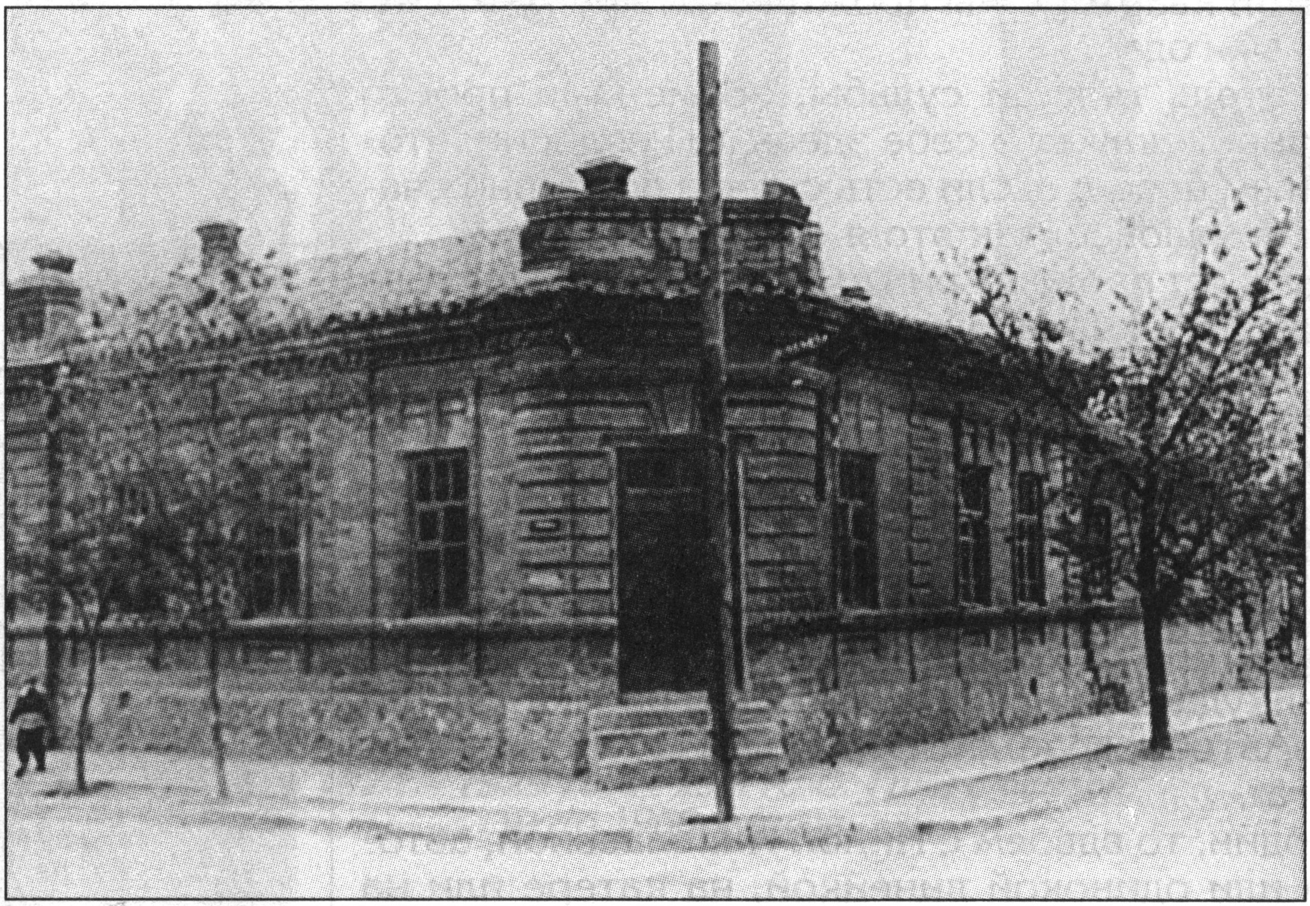 Дом на Верхне-Лазаретной улице, где жили Грины в 1929—1930 годах. Фото 1950-х годов