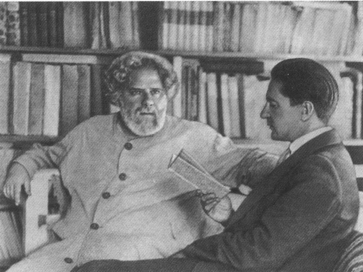 М.А. Волошин и В.А. Рождественский в Коктебеле. 1929 г.